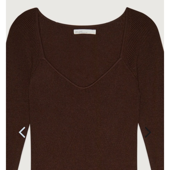 (NWT) Oak + Fort Brown MIDI Dress - Picture 5 of 8